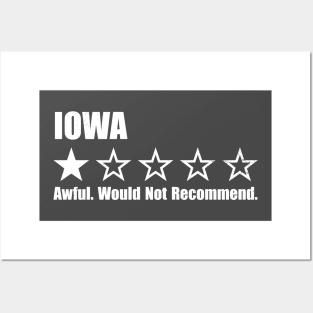 Iowa One Star Review Posters and Art